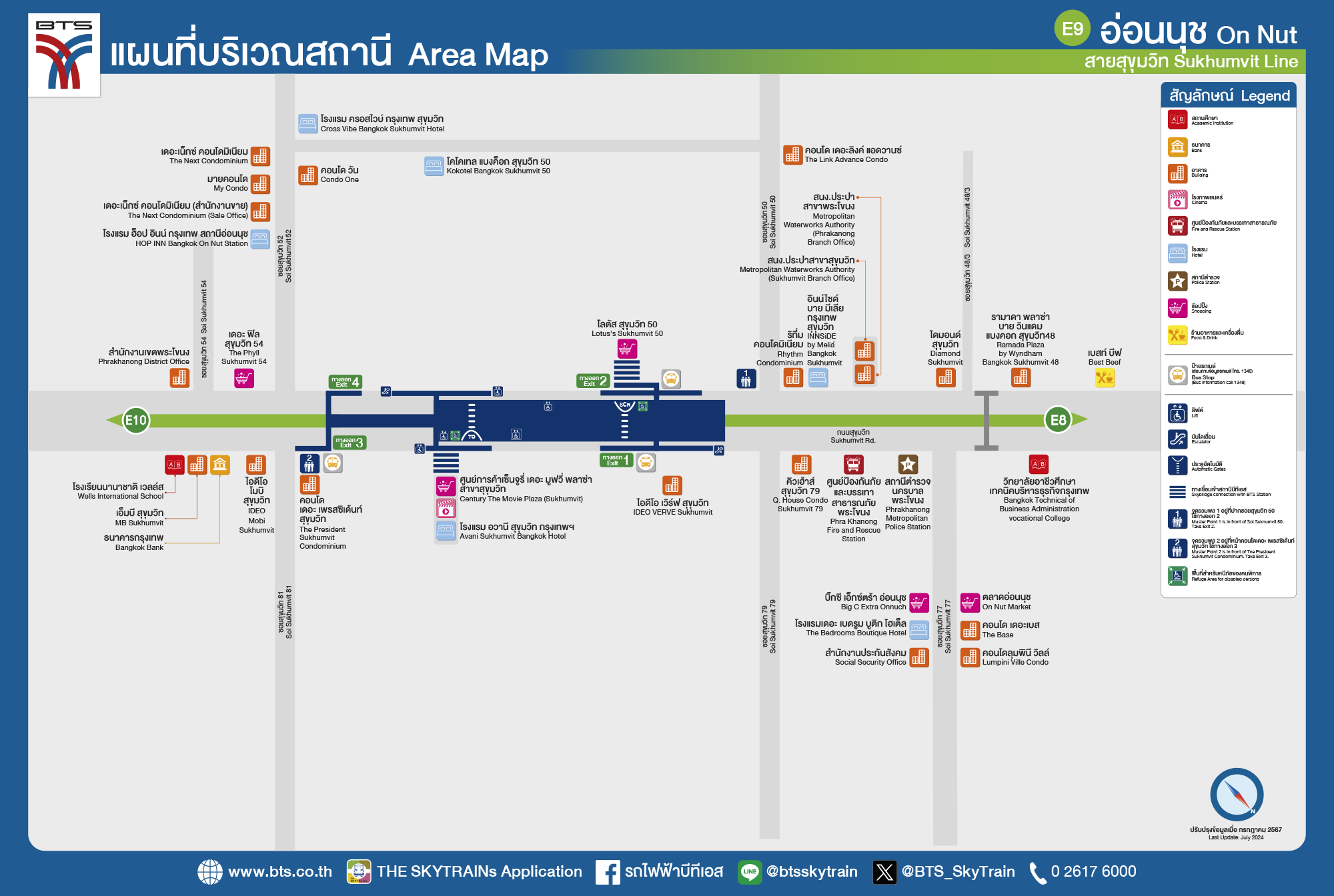 On Nut BTS Station Map